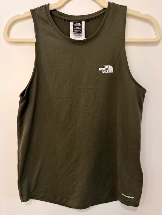 The North Face Tops - The North Face dark Olive green elevation Tank Top with flash dry xs